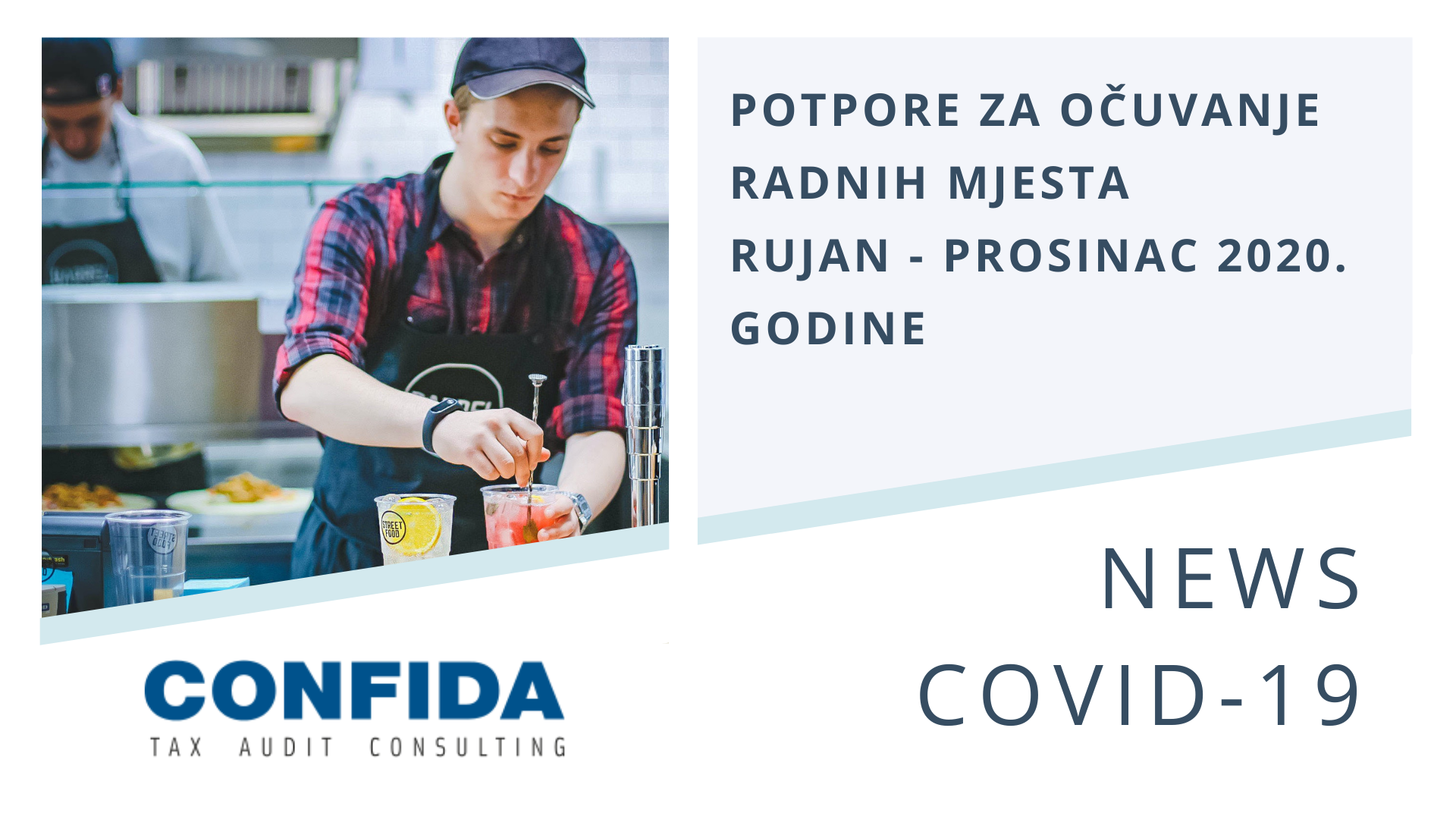 Potpore za očuvanje radnih mjesta - rujan - prosinac 2020. godine