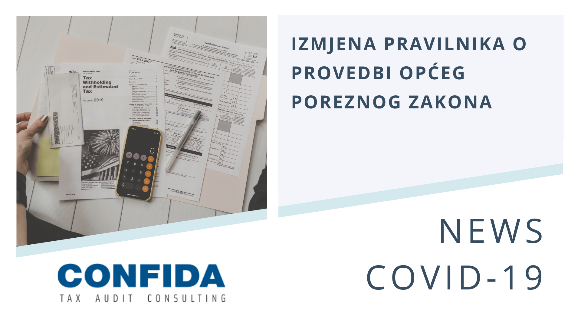 Izmjena Pravilnika o provedbi Općeg poreznog zakona