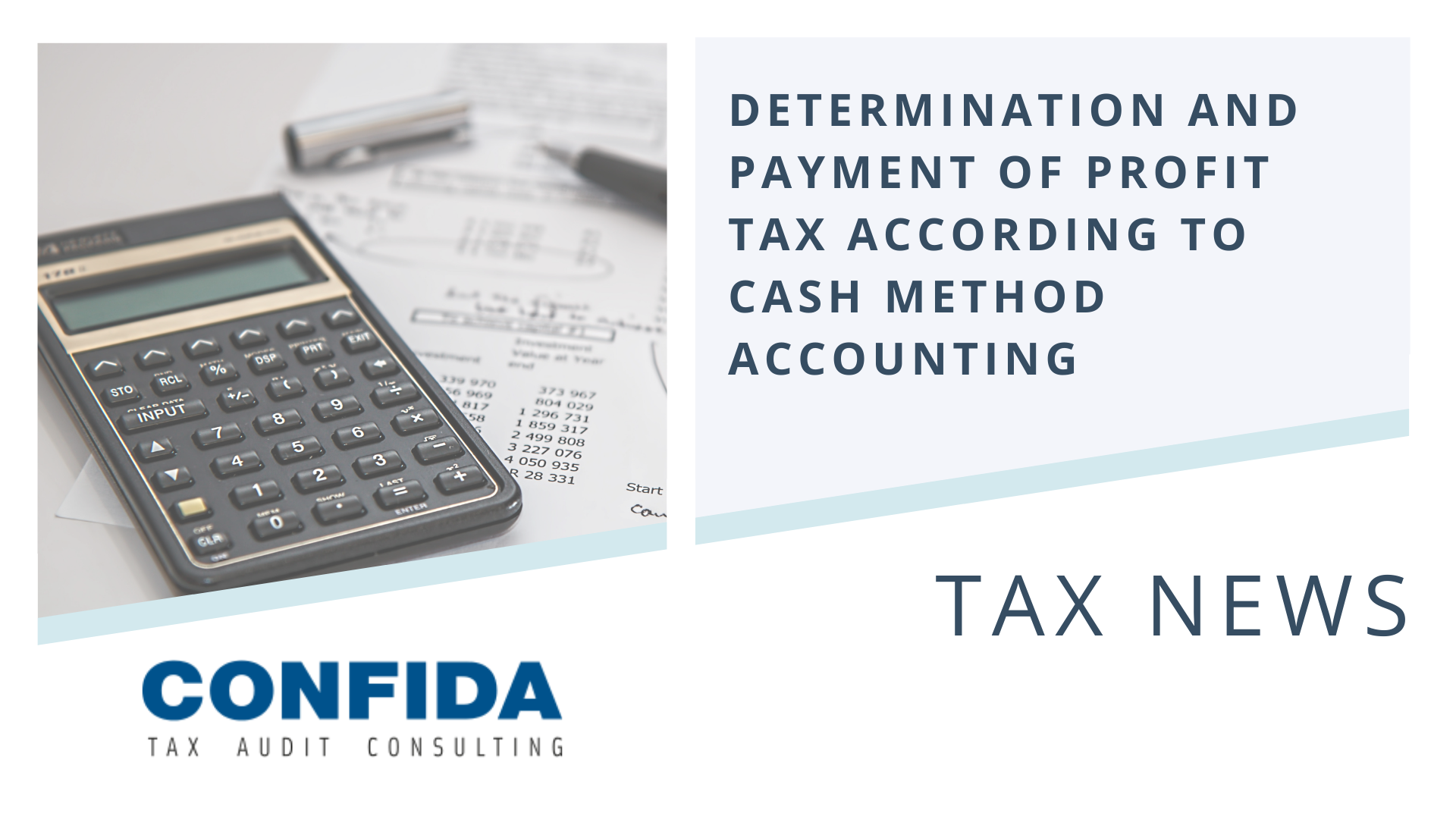 Determination and Payment of Profit Tax