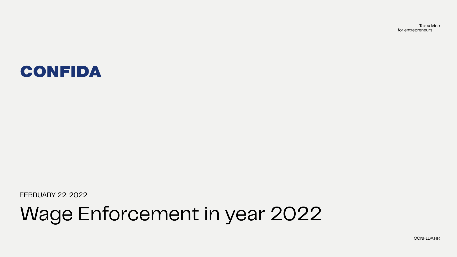 Wage enforcement in 2022